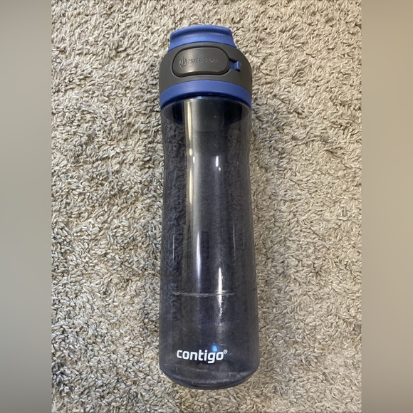 Contigo Black and Blue Water Bottle - Picture 1 of 8